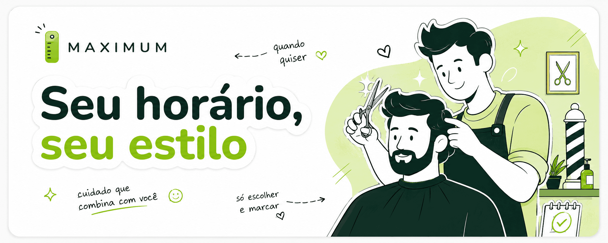 Organize os horários da sua barbearia